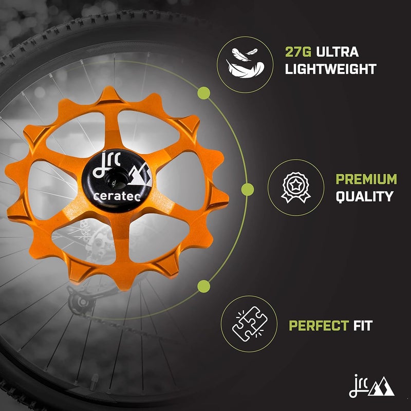 JRC Components Ceramic 14/12T Pulley Wheels for SRAM Eagle by - Image 3